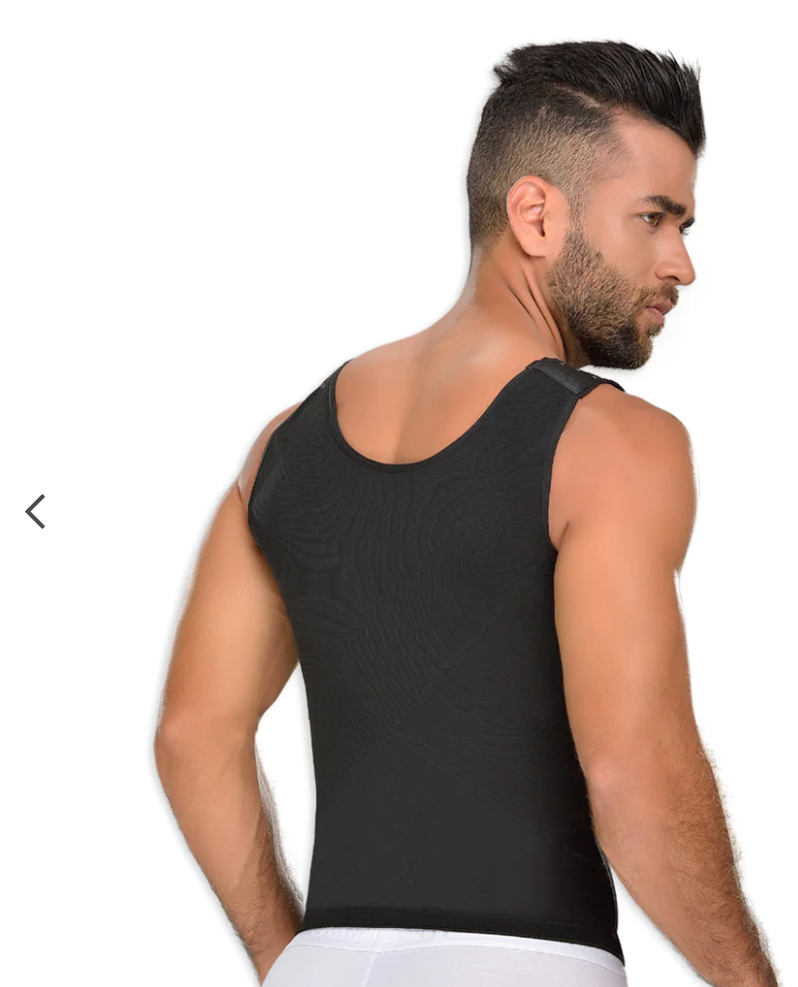 0060 M&D Men Vest Shirt Body Shaper for Men / Powernet compression