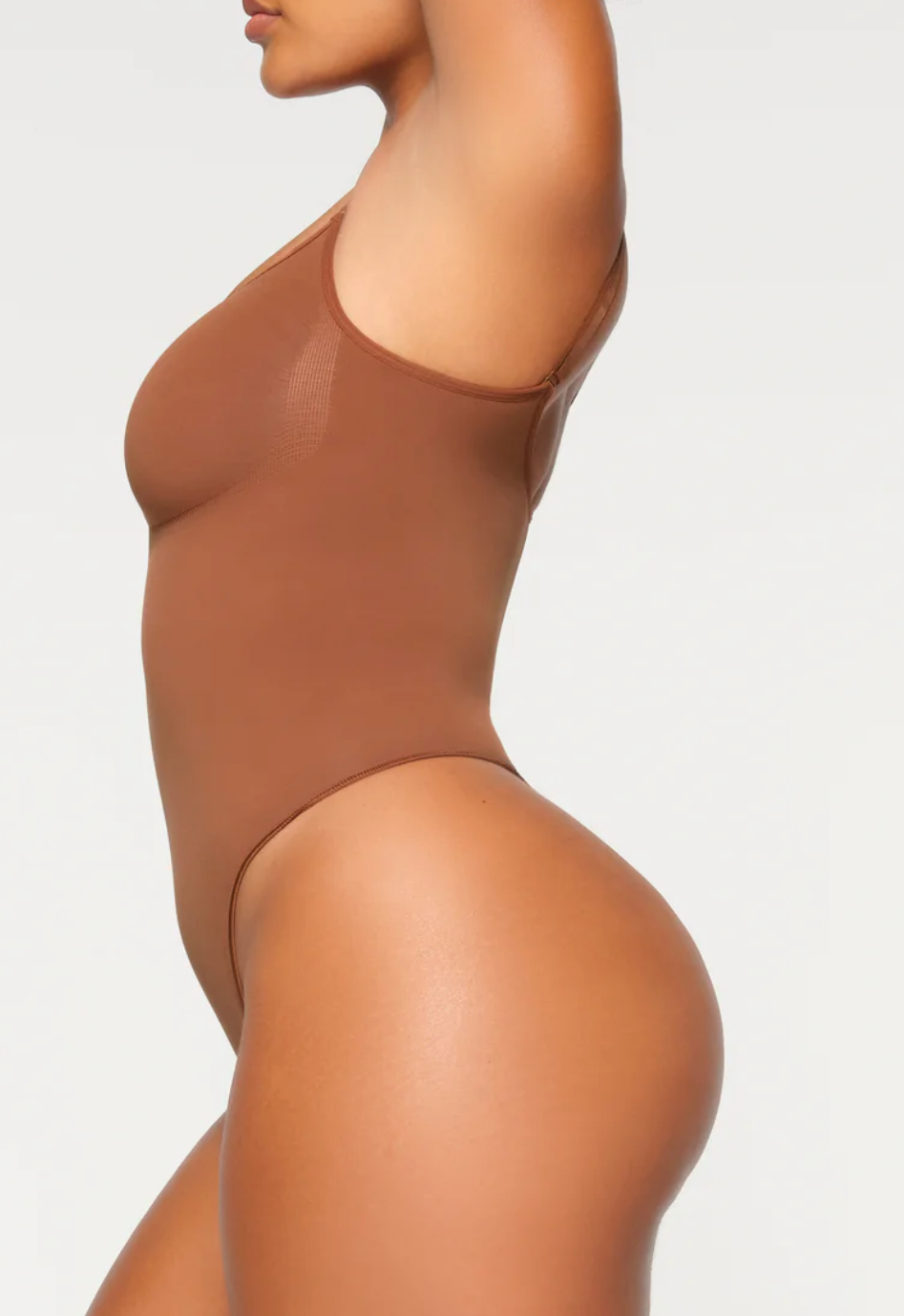 SKIMS Seamless Sculpt Catsuit - Clay