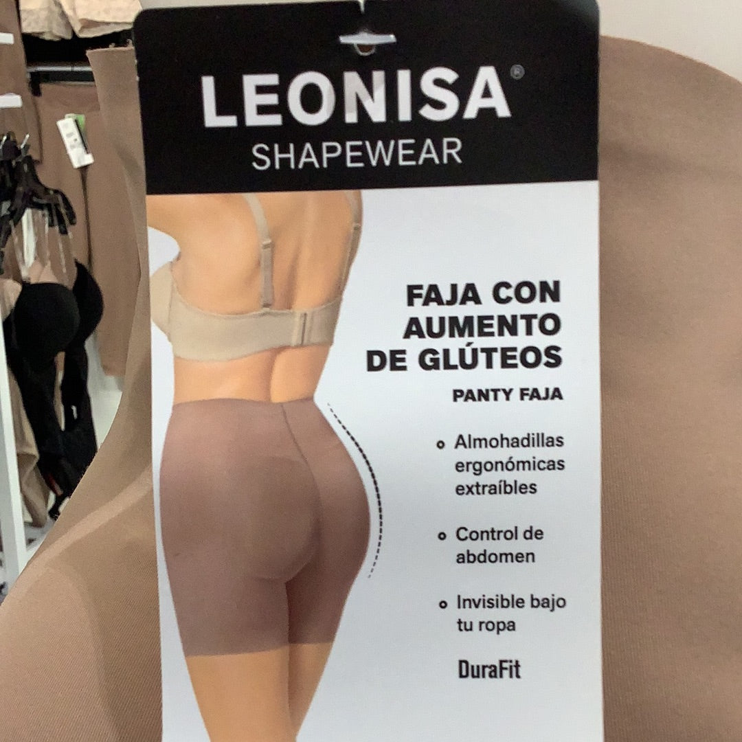 012889 LEONISA Shaper Short Undetectable Padded Butt Lifter, – Fajas  Kataleya